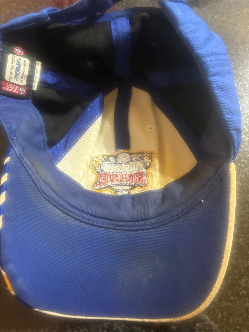 VTG 2012 -Allstate Sugar Bowl Embroidered Baseball Cap - Cream & Blue - Picture 4 of 5